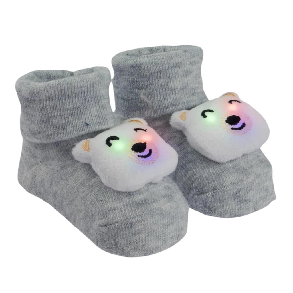 Meia Masculina Pimpolho Bichinho Led RN