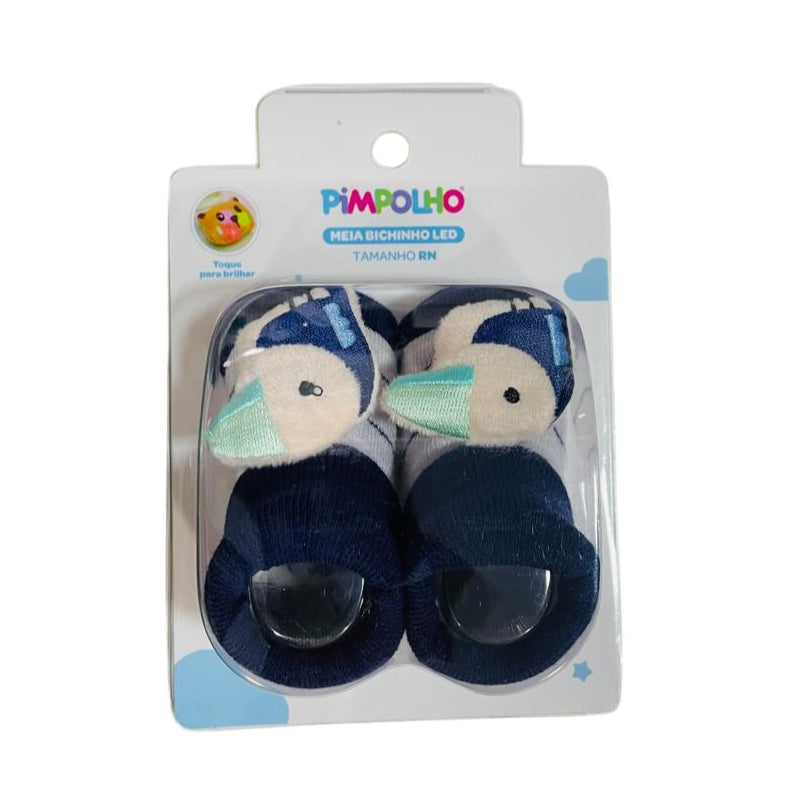 Meia Masculina Pimpolho Bichinho Led RN