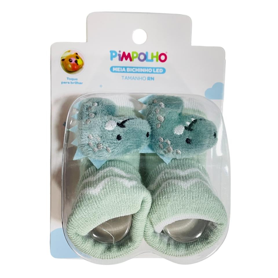 Meia Masculina Pimpolho Bichinho Led RN