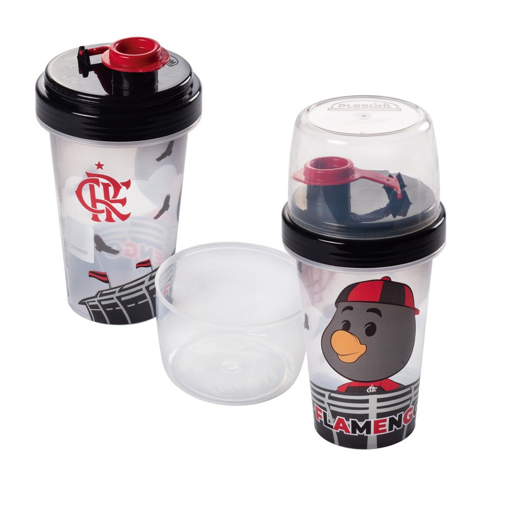 Mini Shakeira Plasutil Flamengo Kids 320 Ml