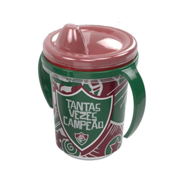 Caneca Plasútil Trio Fluminense Kids 330ml