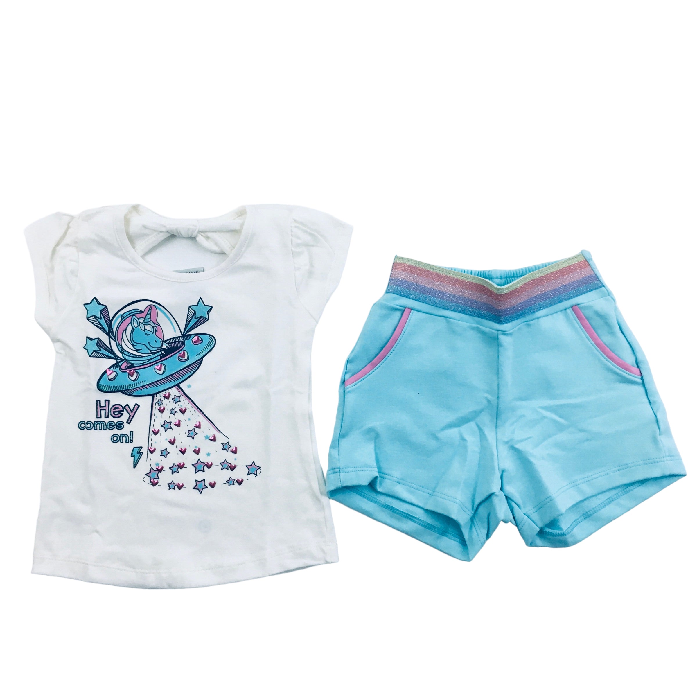 Conjunto Feminino Have Fun Nave  Espacial Cotton Molecotton