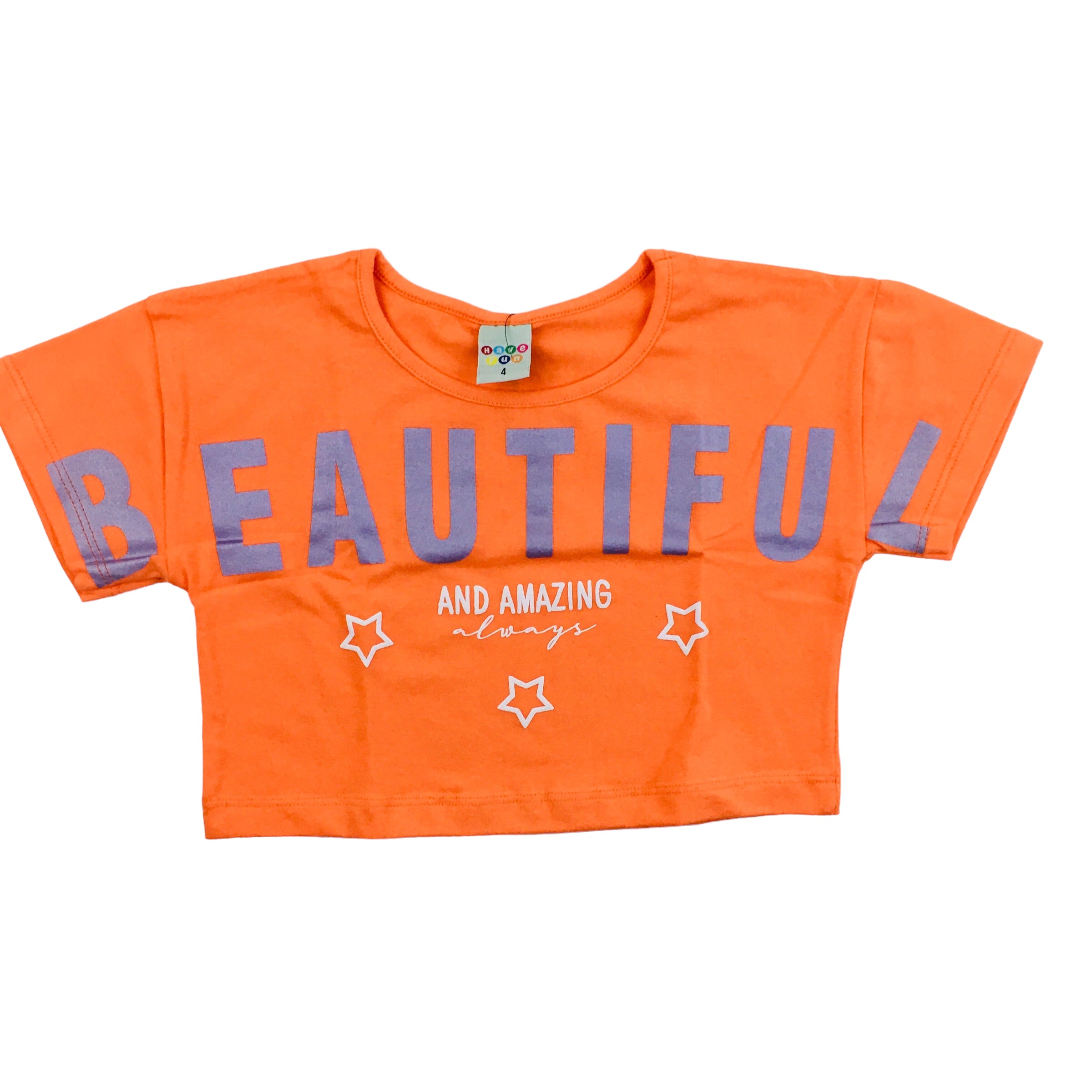 Blusa Feminina Have Fun Cropped Beautiful Cotton