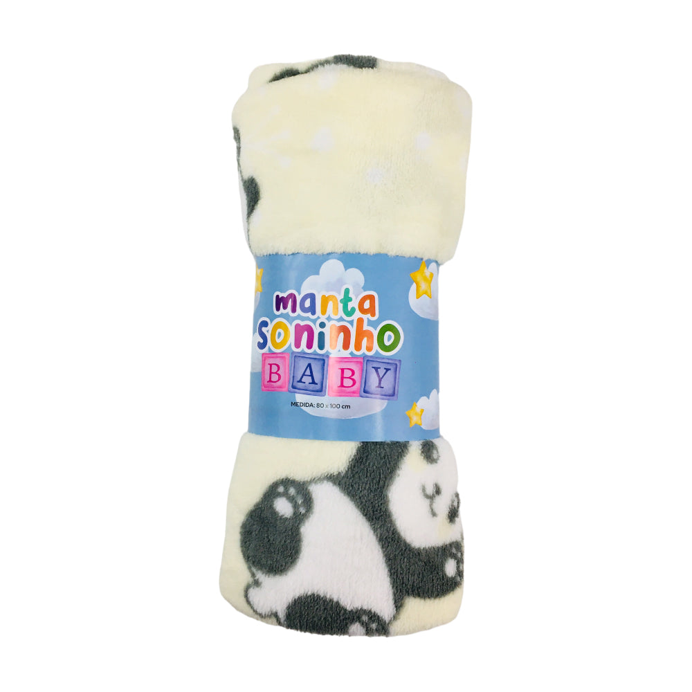 Manta Soninho Baby Panda  80X100CM