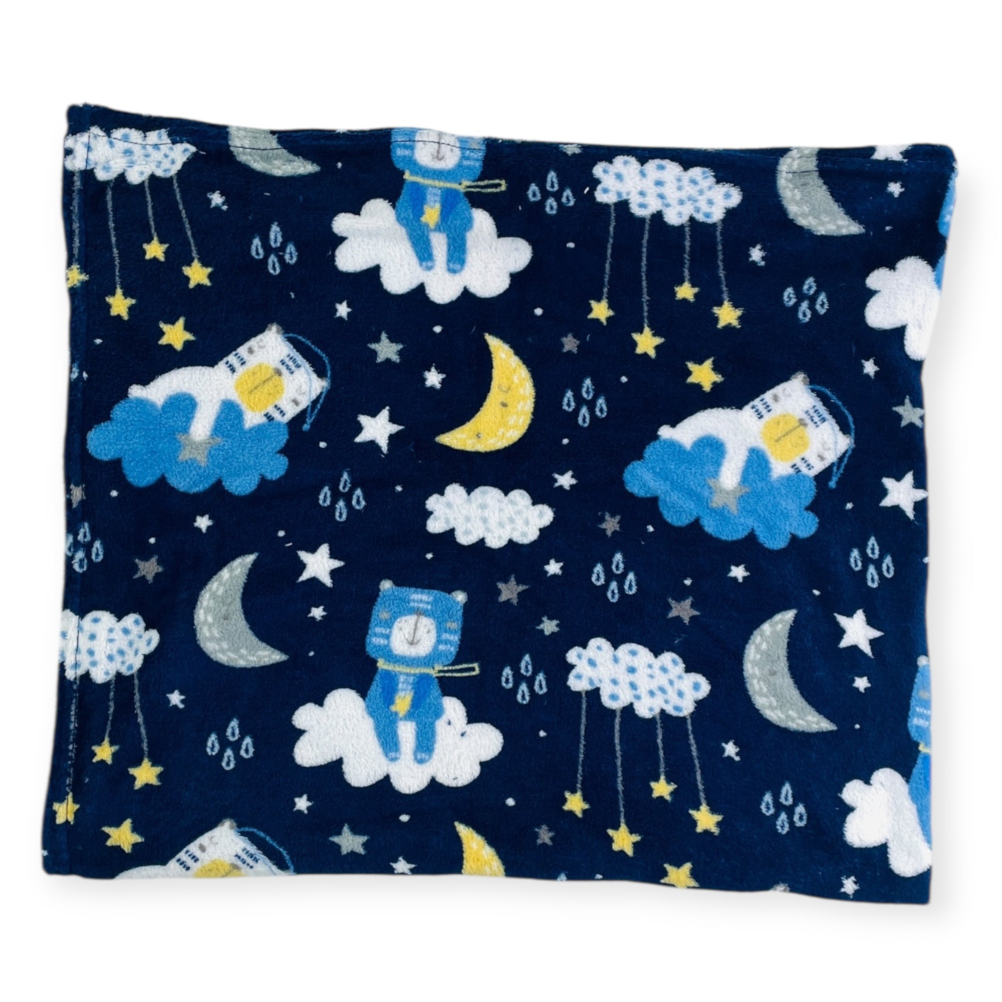 Manta Confort Puf 90 X110 Cm - Marinho