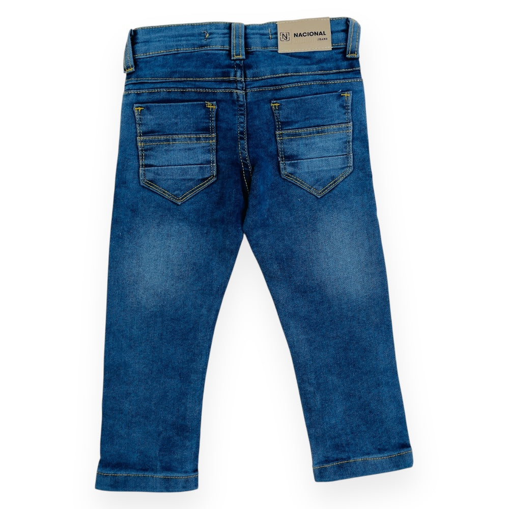 Calça Masculina Nacional Jeans Bebê Reta