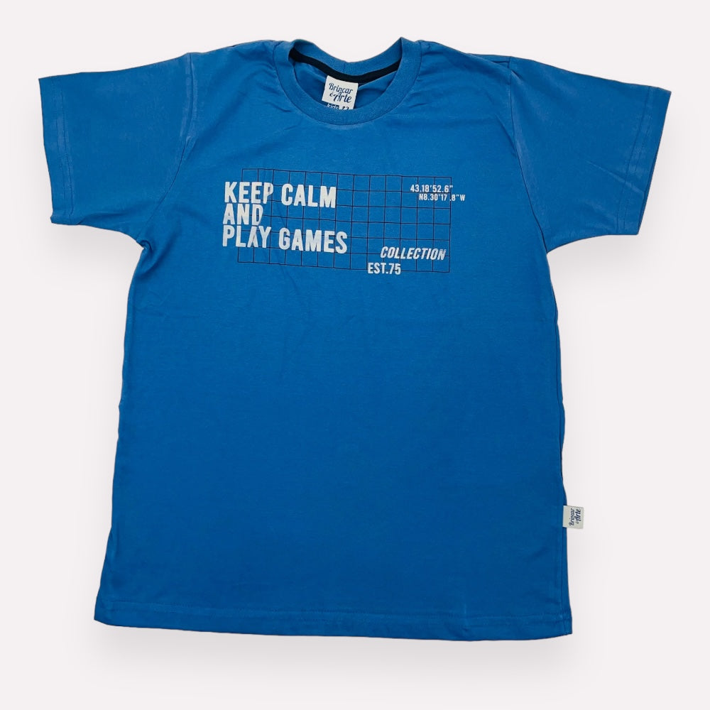 Camiseta Brincar E Arte Play Games