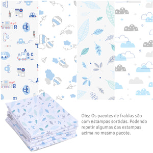 Fralda Estampada Com 15 Unidades Papi