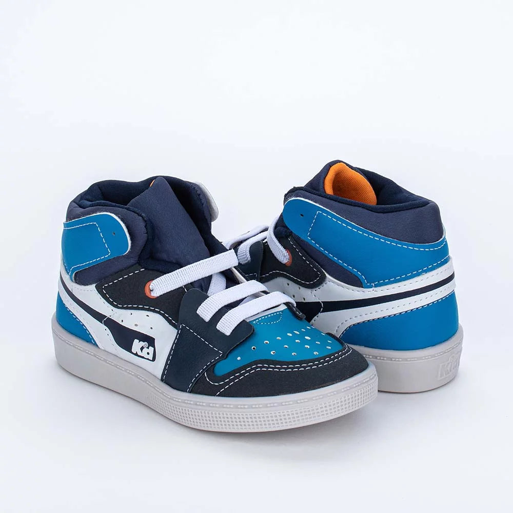 Tenis infantil 2024 cano alto masculino