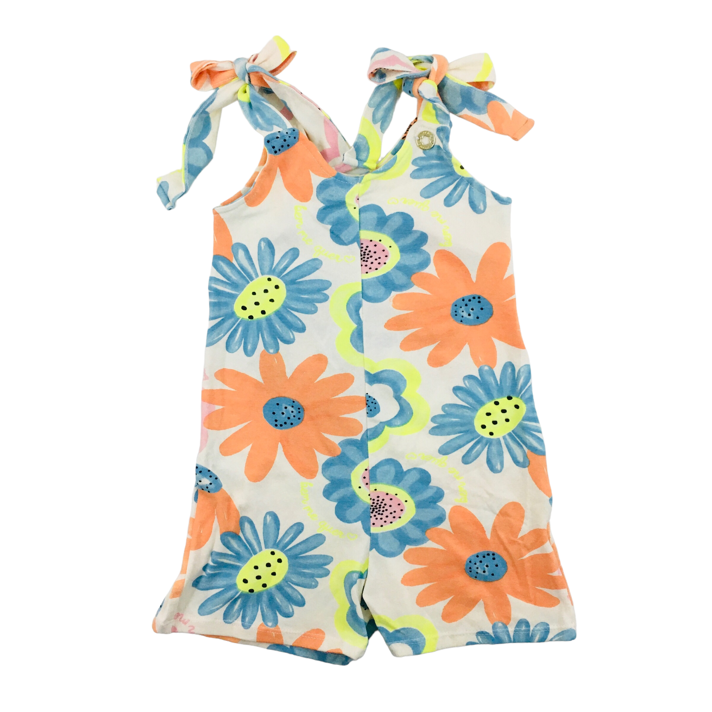 Macacao Fakini Flores Em Cotton