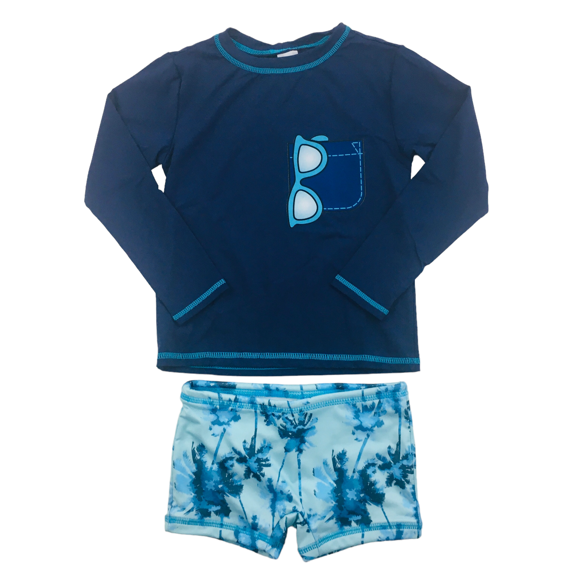 Conjunto Uv Everly Camiseta Com Sunga Boxer