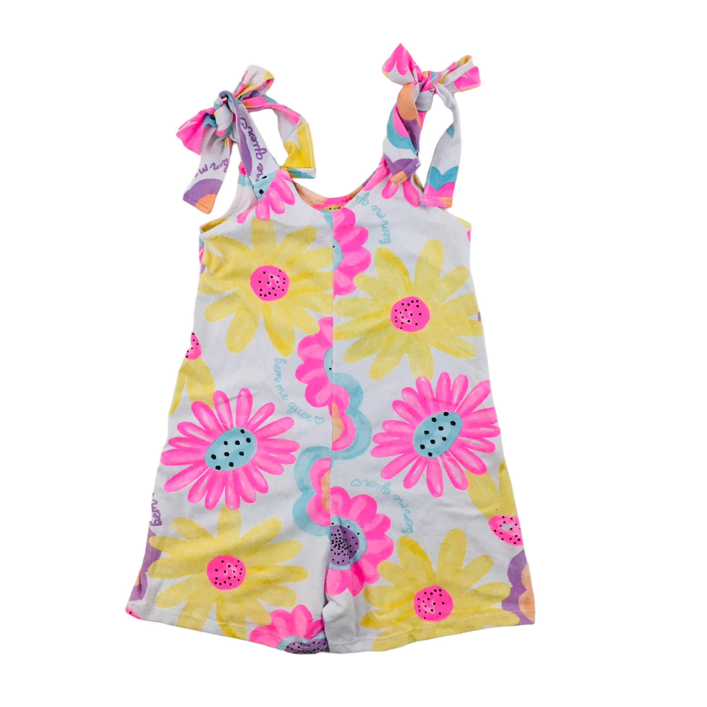 Macacao Fakini Flores Em Cotton