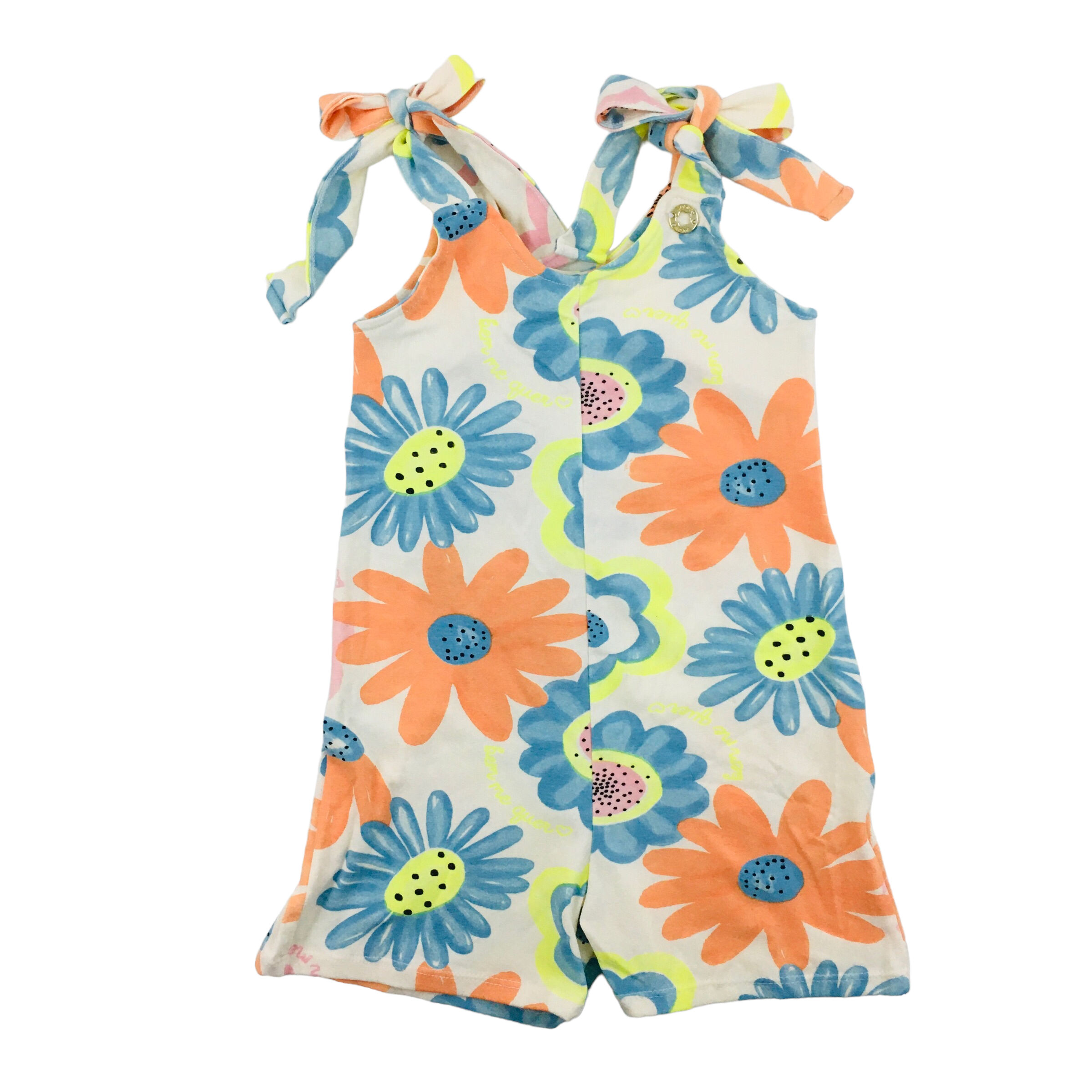 Macacao Fakini Flores Em Cotton